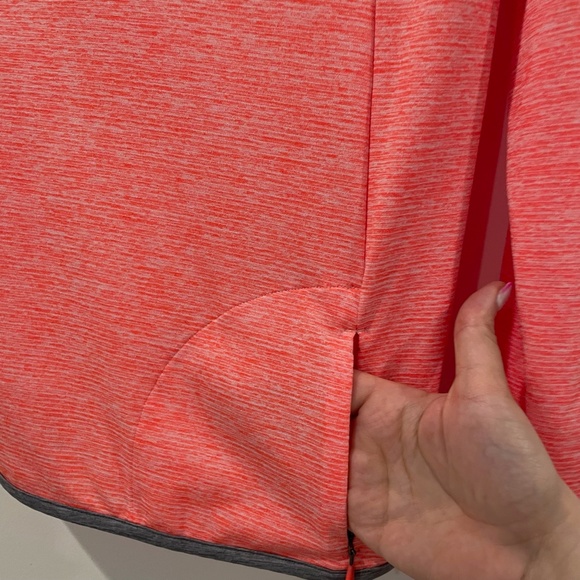 Under Armour Salmon Colored 3/4 Zip Long Sleeve - Picture 6 of 7